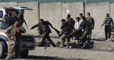 بالصور.. انفجار قوى يهز مركزا للشرطة فى كابول وسقوط ضحايا