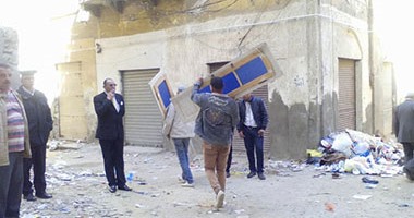 "الآثار" تشن حملة لإزالة التعدى على "وكالة الشوربجى" الأثرية بالإسكندرية