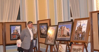 قنصل روسيا بالإسكندرية يفتتح معرضا فنيا بعنوان "روسيا بعيون فنان مصرى"