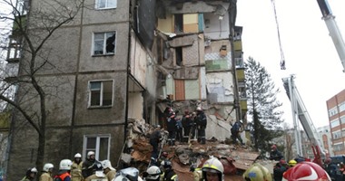 ارتفاع ضحايا وقوع انفجار للغاز الطبيعى بمبنى سكنى فى روسيا إلى 15 شخصا
