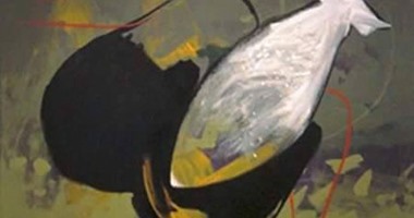 محمود المنيسى: السمك فى لوحاتى بمعرض "الكون" تعبير عن الرغبة فى التغيير