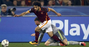 بالفيديو.. ملخص لمسات محمد صلاح فى مباراة روما وريال مدريد