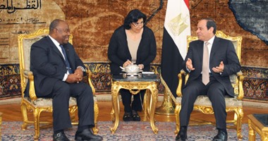 بالصور.. السيسي يجرى مباحثات مع الرئيس الجابوني لتعزيز العلاقات بين البلدين