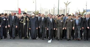 مصر تودع "بطرس غالى" فى جنازة عسكرية يتقدمها الرئيس