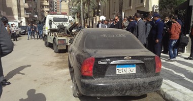 الأمن يشتبه فى سيارة أمام مركز حماية المستهلك بالإسكندرية