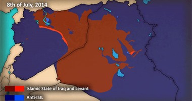 خريطة تفاعلية ترصد انتشار داعش حول العالم مع مرور الوقت