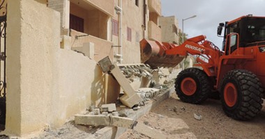حى شرق الإسكندرية ينفذ قرارى إزالة لأعمال بناء مخالف