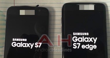 قبل ساعات من الكشف عنه.. تسريب صور جديدة لهاتفEdge Galaxy S7