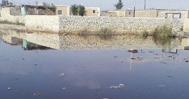 قارئ يشارك بفيديو لانتشار مياه الصرف بأحد ميادين العجمى بالإسكندرية