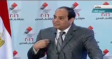 بالفيديو..السيسى: لو كل واحد صبح على مصر بجنيه من الموبايل هنجمع 4 مليارات فى السنة