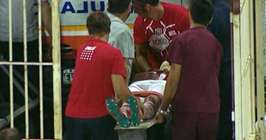 بالفيديو.. إصابة لاعب بكسر فى رقبته خلال مباراة بالدورى الأرجنتينى