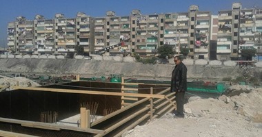 بالصور.. حى غرب الإسكندرية يتابع أعمال إنشاء كوبرى 45