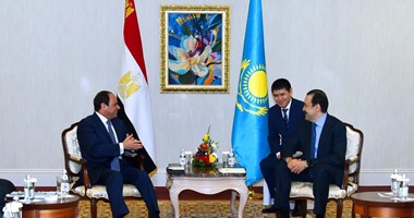 السيسى ورئيس الوزراء الكازاخى يتفقان على أهمية تعزيز العلاقات بين البلدين