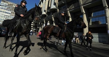 1500 شرطى لتأمين ديربى مدريد بين الريال وأتلتيكو