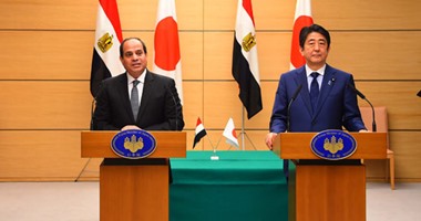 رئيس وزراء اليابان لـ"السيسى":مصر محور الشرق الأوسط ونوليها اهتماما كبيرا
