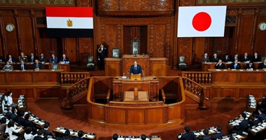 صفحة الرئيس السيسى على "فيس بوك" تنشر نص كلمته أمام البرلمان اليابانى