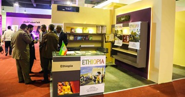 بالصور.. بعد ثمانية أيام من افتتاحه.. إثيوبيا تفتح جناحها بمعرض الكتاب