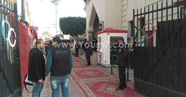 بالصور.. استعدادات النادى الأوليمبى بالإسكندرية لتشييع جثمان محمود بكر