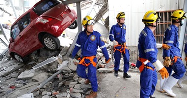 بالصور.. ارتفاع حصيلة ضحايا زلزال تايوان لـ 7 قتلى ومئات المصابين