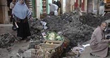 "صحافة المواطن": بالصور.. طرق متهالكة بكفر الدوار لتوقف أعمال الرصف