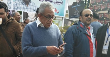 وصول يسرى نصرالله لمقر انتخابات مجلس أعضاء نقابة السينمائيين