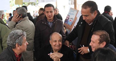 وصول جمال العدل ورمسيس مرزوق وسامح سليم مقر انتخابات "السينمائيين"