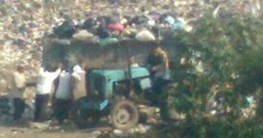 صحافة المواطن..القمامة تحاصر مدارس"سبك الأحد"بأشمون وتعرض حياة الأهالى للخطر