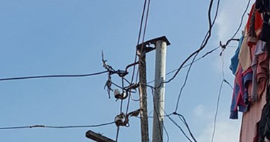 قارئ يشكو من تهالك عامود كهرباء بقرية النخاس بمحافظة الشرقية