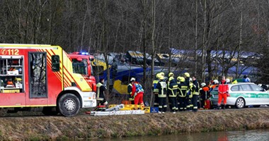 مقتل وإصابة نحو 100 شخص بحادث قطار جنوب ألمانيا