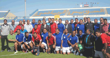 بالصور..  نجوم الأهلى القدامى يتألقون فى العيد القومى للسويس