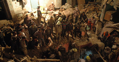 استمرار عملية انتشال الجثث من حفرة انهارت بمنزل فى التل الكبير