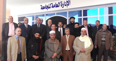 بالصور.. رئيس جامعة مدينة السادات يشهد ماراثون "علشانك يا بلدى" 