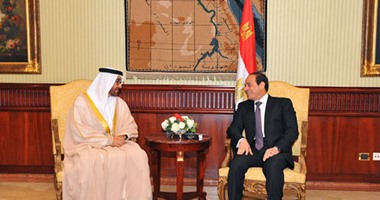بالصور..الرئيس السيسى يشيد بمواقف الإمارات لدعم مصر ومساندة إرادة شعبها