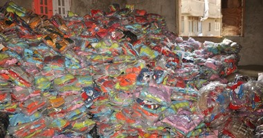 ضبط 52 طن ملابس مستوردة غير خالصة الرسوم الجمركية فى بورسعيد