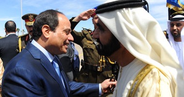 السيسى يلتقى محمد بن راشد آل مكتوم قبل انطلاق مؤتمر شرم الشيخ اليوم