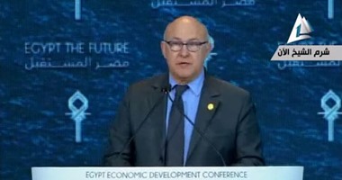 وزيرالمالية الفرنسى: مصر فى قلب التاريخ ونريد أن نساندكم لتحقيق النهضة