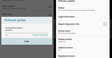 Galaxy Note Edge يحصل على أندرويد 5.0.1 لولى بوب فى الهند