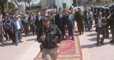 محافظ الفيوم ومدير الأمن يتقدمان احتفالات العيد القومى للمحافظة