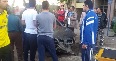 إصابة خفيرين نظاميين فى حادث تصادم سيارة بالزقازيق