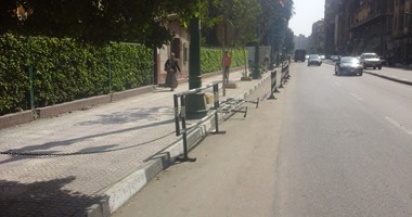 مرور القاهرة: وضع حواجز حديدية بمحيط أعمال شارع ترعة الإسماعيلية
