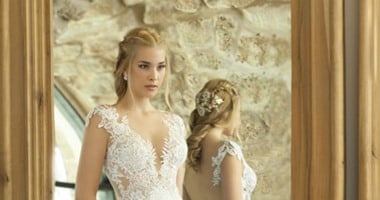 فساتين زفاف 2015 من "إيمانويل".. لأنوثة صارخة مع الدانتيل والحرير