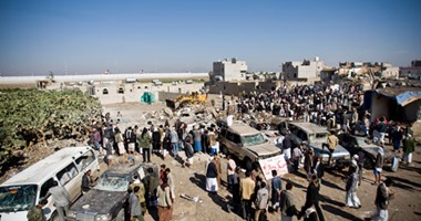 مقتل 35 فى غارة لطيران التحالف العربى فى اليمن