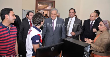 محلب يفتتح المرحلة الثانية لمستشفى طوارئ قصر العينى