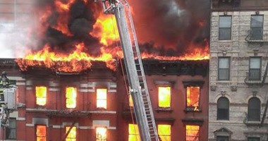 ارتفاع حصيلة إصابات حريق أمس بنيويورك لـ22 شخصًا