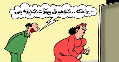 اختراق الخرطوش جسد شيماء الصباغ بسبب نحافتها.. فى كاريكاتير اليوم السابع