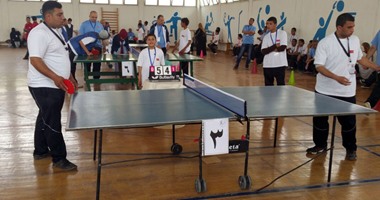 المجمع التعليمى بالإسماعيلية يستضيف بطولة تنس طاولة لذوى الاحتياجات الخاصة