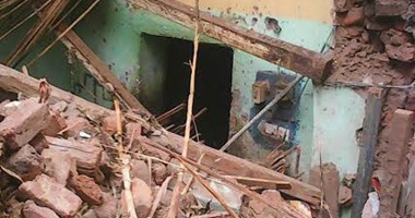 انهيار منزل مكون من طابقين دون وقوع خسائر بالأرواح فى سوهاج