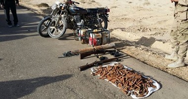 بالصور.. ضبط 500 طلقة هاون ومزرعة مخدرات و124 محكومًا عليهم بشمال سيناء
