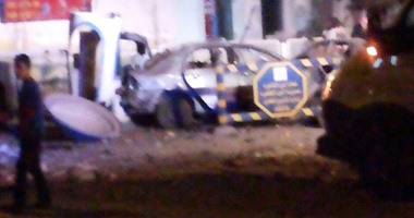 بالصور.. شهود عيان: انفجار قنبلة بجوار نقطة شرطة زهراء المعادى
