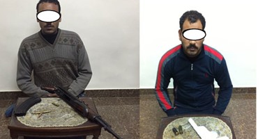القبض على مسجلين بحوزتهما بندقية آلية وخرطوش فى بورسعيد